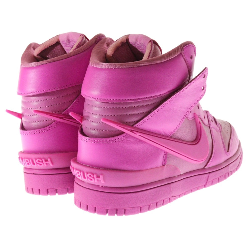 NIKE(ナイキ) ×AMBUSH DUNK HI アンブッシュ ダンク ハイカットスニーカー ピンク US9/27cm CU7544-600