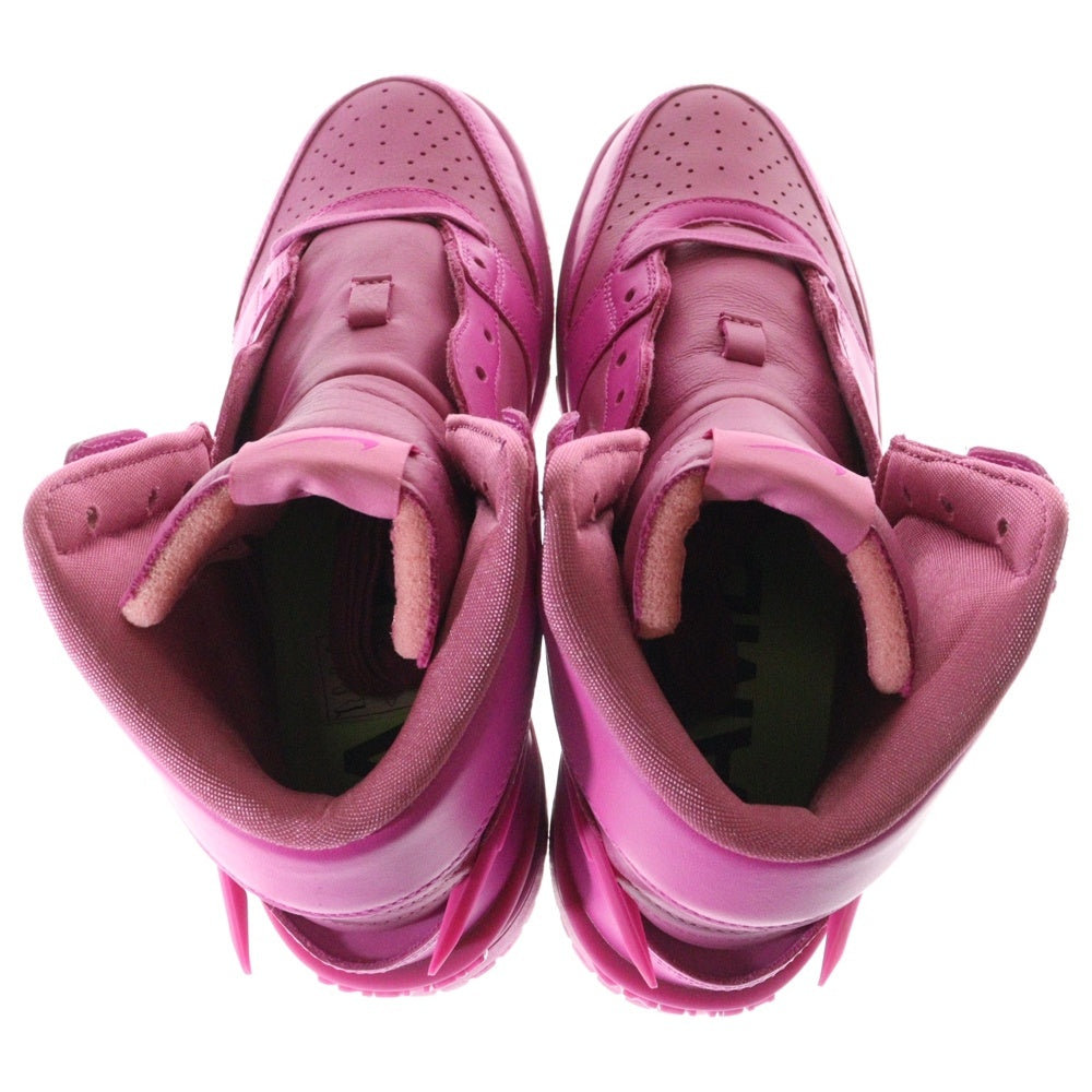 NIKE(ナイキ) ×AMBUSH DUNK HI アンブッシュ ダンク ハイカットスニーカー ピンク US9/27cm CU7544-600