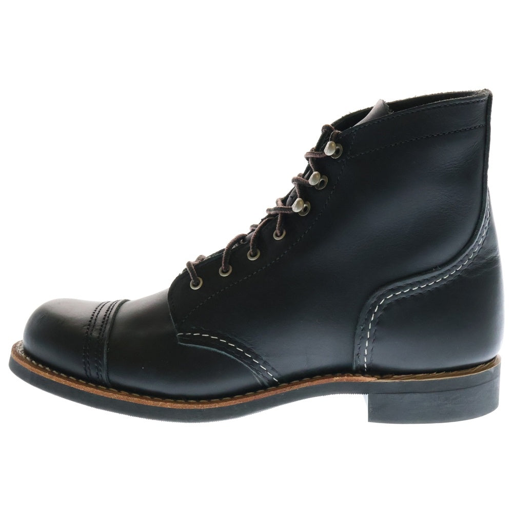 RED WING(レッド ウイング) WOMENS IRON RANGER アイアン レンジャーレザー レースアップ ブーツ ブラック 3386 レディース