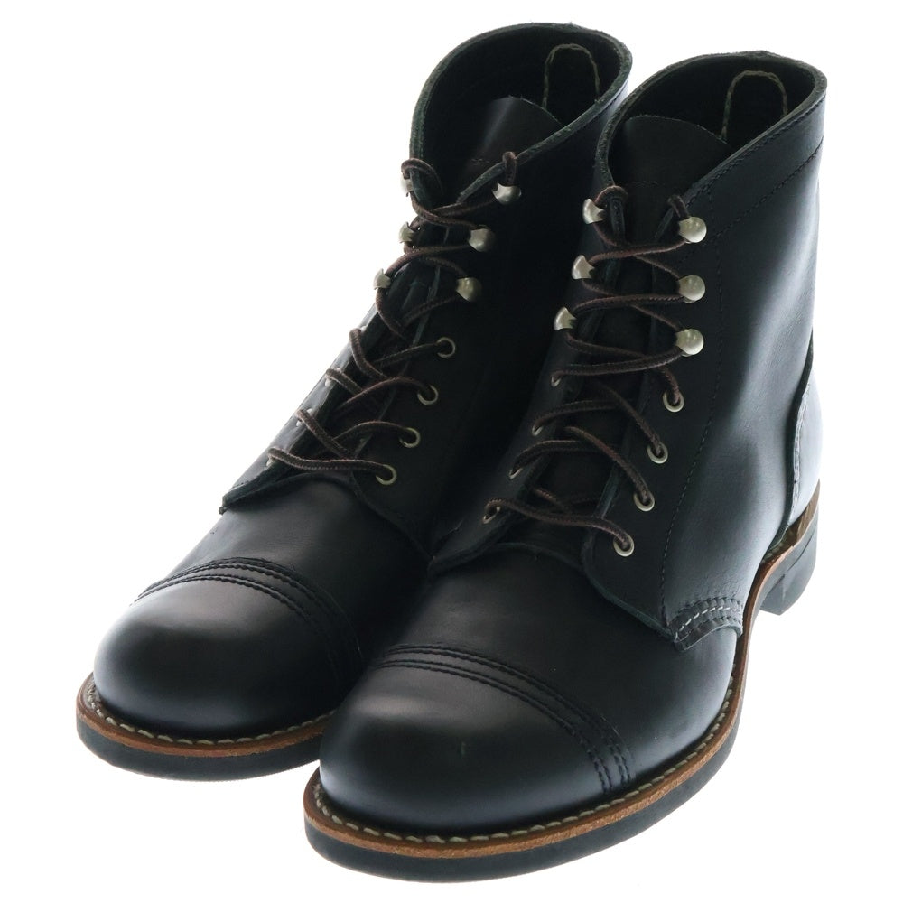 RED WING(レッド ウイング) WOMENS IRON RANGER アイアン レンジャーレザー レースアップ ブーツ ブラック 3386 レディース