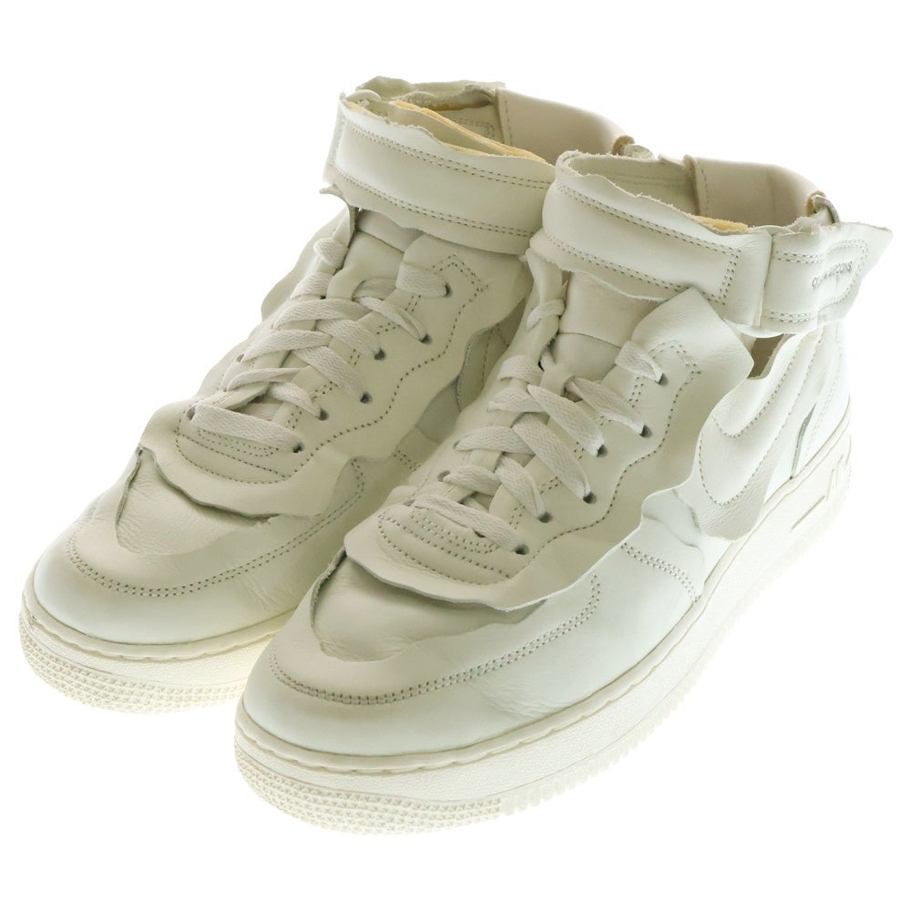 NIKE(ナイキ) ×COMME des GARCONS HOMME PLUS AIR FORCE 1 コムデギャルソン オムプリュス エアフォース1 ベルトストラップ ミッドカットスニーカー US8/26cm DC3601-100
