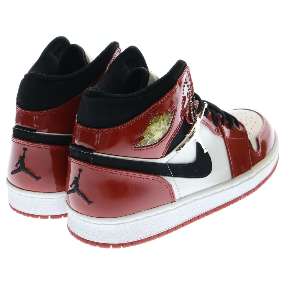 NIKE(ナイキ) 【観賞用 2003年製】AIR JORDAN 1 RETRO OG PATENT エアジョーダン1 シカゴ パテント スニーカー レッド/ホワイト US9.5/27.5cm 136085-106