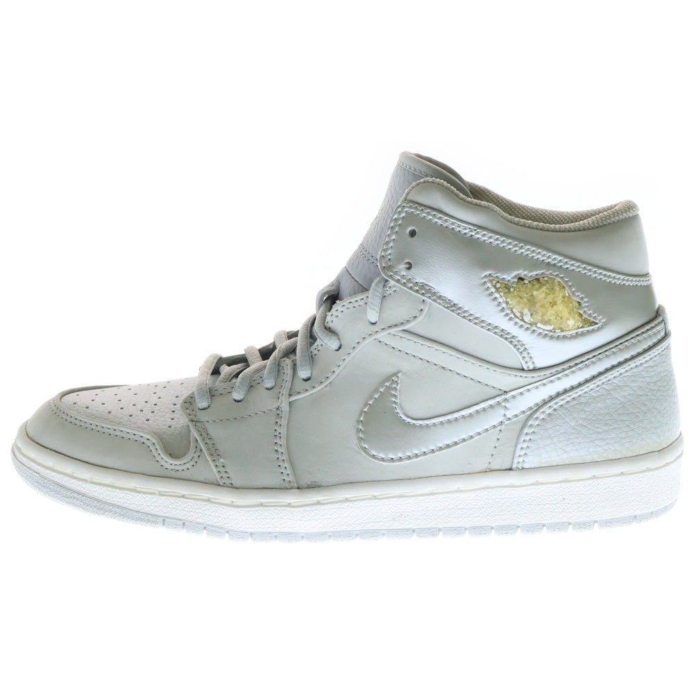 NIKE(ナイキ) 【観賞用 2001年製】AIR JORDAN 1 RETRO + エアジョーダン 1 レトロ プラス ハイカットスニーカー グレー US8.5/26.5cm 136065-001