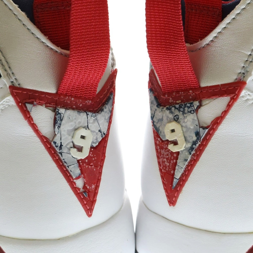 NIKE(ナイキ) 【観賞用 2004年製】AIR JORDAN 7 RETRO OLYMPIC エアジョーダン7 レトロ バルセロナオリンピック ハイカットスニーカー ホワイト US9/27cm 304775-171