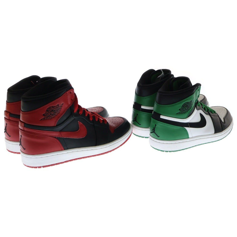 NIKE(ナイキ) 【観賞用 2009年製】AIR JORDAN 1 DMP エアジョーダン1 ハイカットスニーカー ブラック/レッド グリーン/ホワイト US9/27cm 371381-991