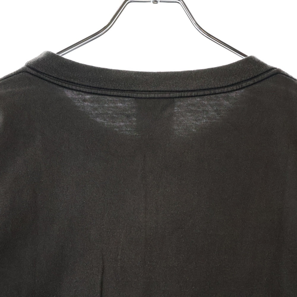 SAINT MICHAEL(セントマイケル) 22SS TEE ANCHOR アンカープリント クルーネック半袖Tシャツカットソー チャコールグレー SM-S22-0000-009