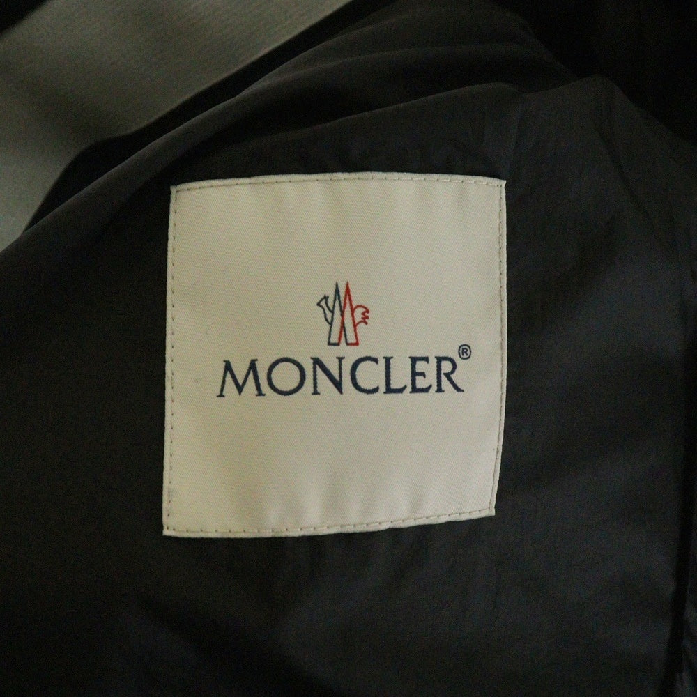 MONCLER(モンクレール) 18SS ALASIA GILET アラシア ジレ フロントロゴパッチ リブ切替 ダウンベスト ブラック D109H4330405 57425