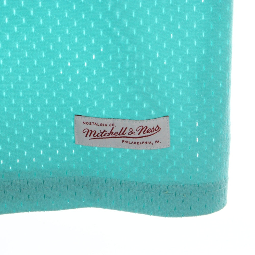 Mitchell&Ness(ミッチェル アンド ネス) ×TIFFANY&Co. ティファニー NBAロゴ メッシュ タンクトップ ゲームシャツ ライトブルー