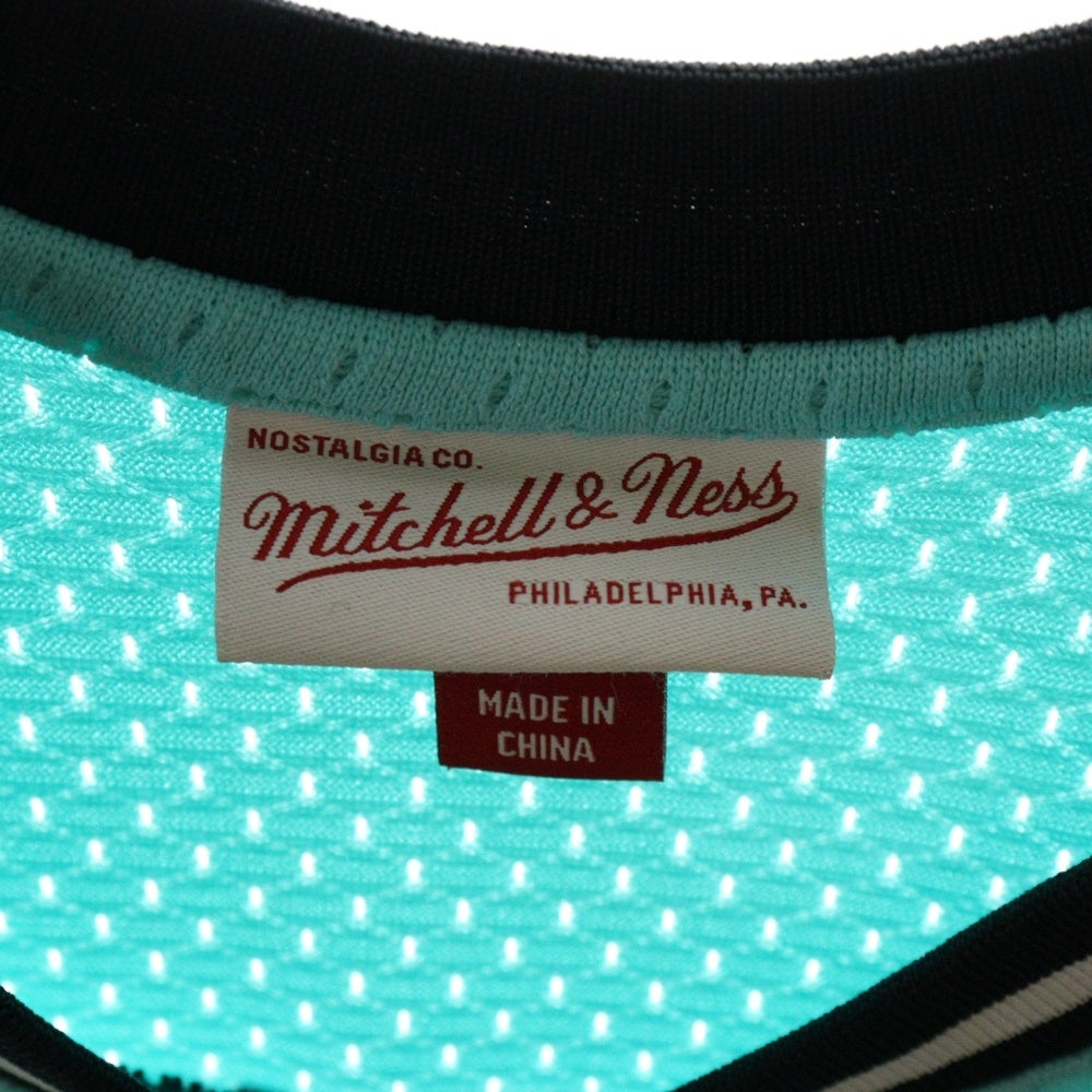 Mitchell&Ness(ミッチェル アンド ネス) ×TIFFANY&Co. ティファニー NBAロゴ メッシュ タンクトップ ゲームシャツ ライトブルー