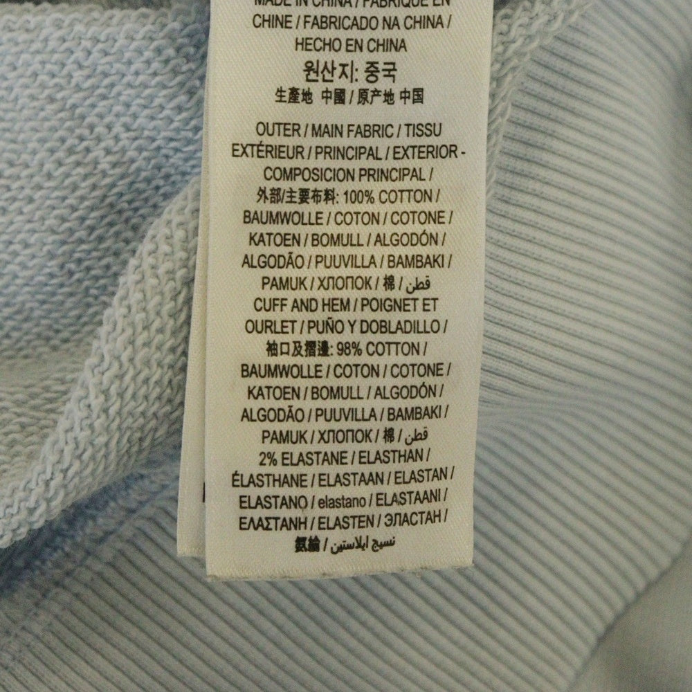 BURBERRY(バーバリー) HORSEFERRY PARKER ホースフェリー プリント スウェット プルオーバーパーカー ライトブルー 8040768