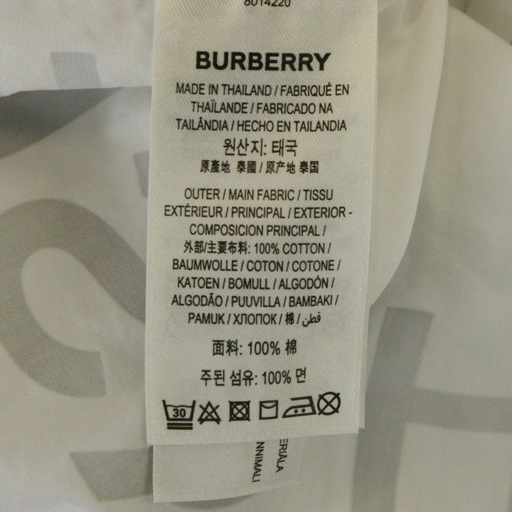 BURBERRY(バーバリー) HORSEFERRY SHIRT ホースフェリープリント 半袖シャツ ホワイト 8014220