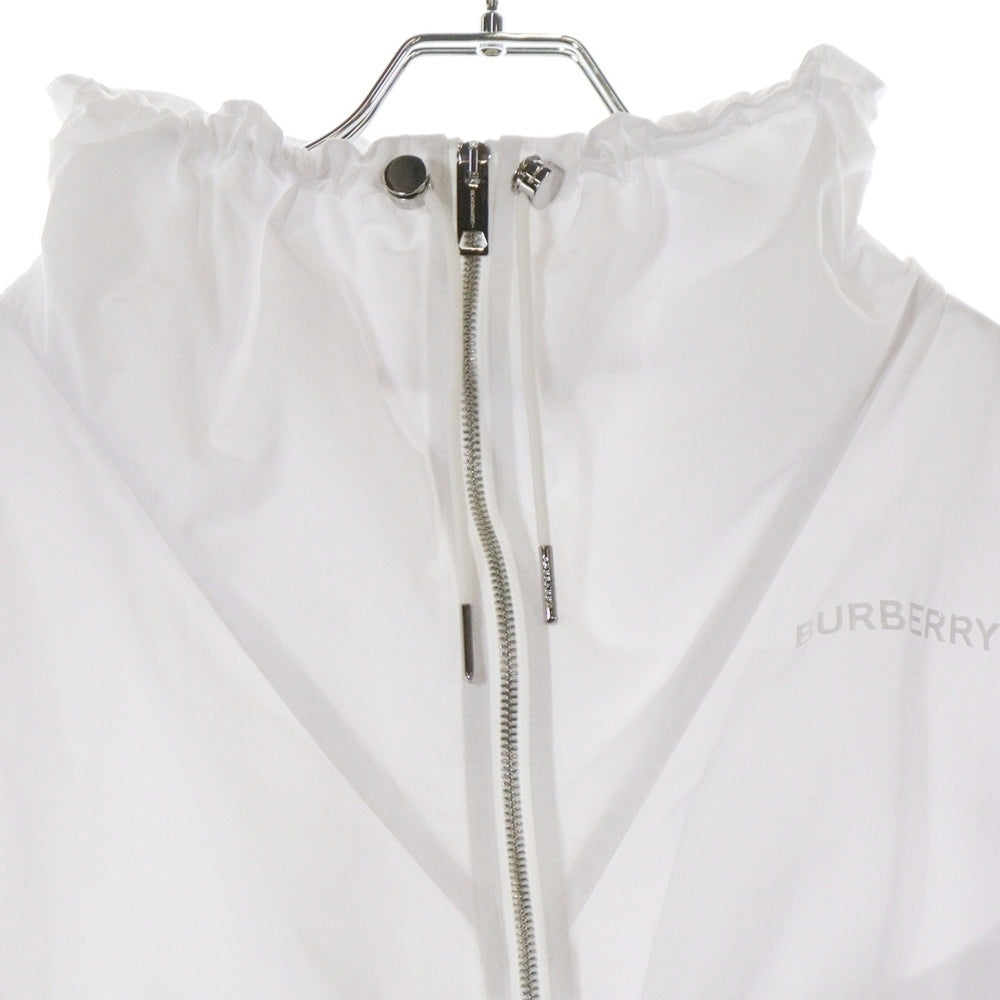 BURBERRY(バーバリー) 24SS ジップアップ リブ ブルゾン ジャケット ホワイト 8066083