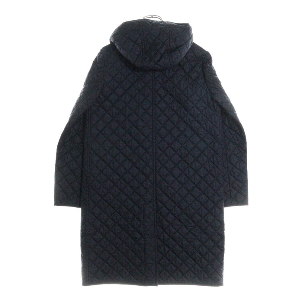 MACKINTOSH PHILOSOPHY(マッキントッシュフィロソフィー) 裏地チェック 中綿 フーデッド キルティング コート ネイビー G5A16-818-28