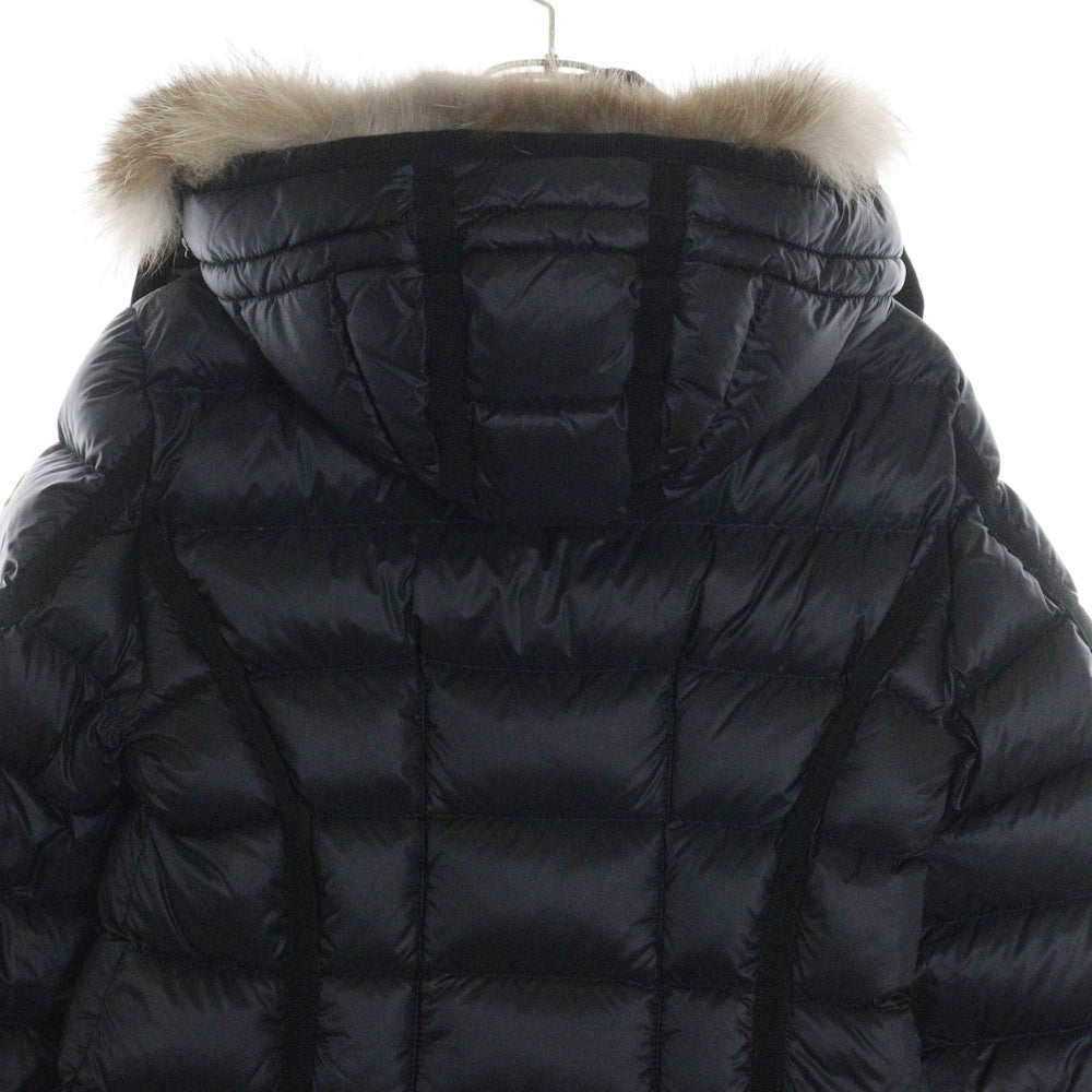 MONCLER(モンクレール) 22AW HERMIFUR エルミ フード付き ナイロン ダウンコート ブラック レディース H20931C51601