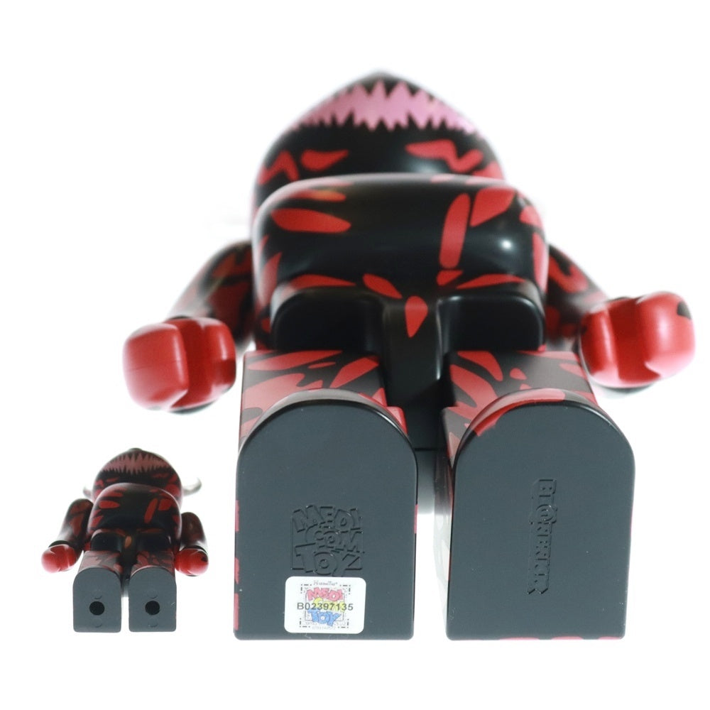 MEDICOM TOY(メディコムトイ) BE@RBRICK CARNAGE 100% & 400 ベアブリック カーネイジ 2体セット フィギュア 人形 レッド
