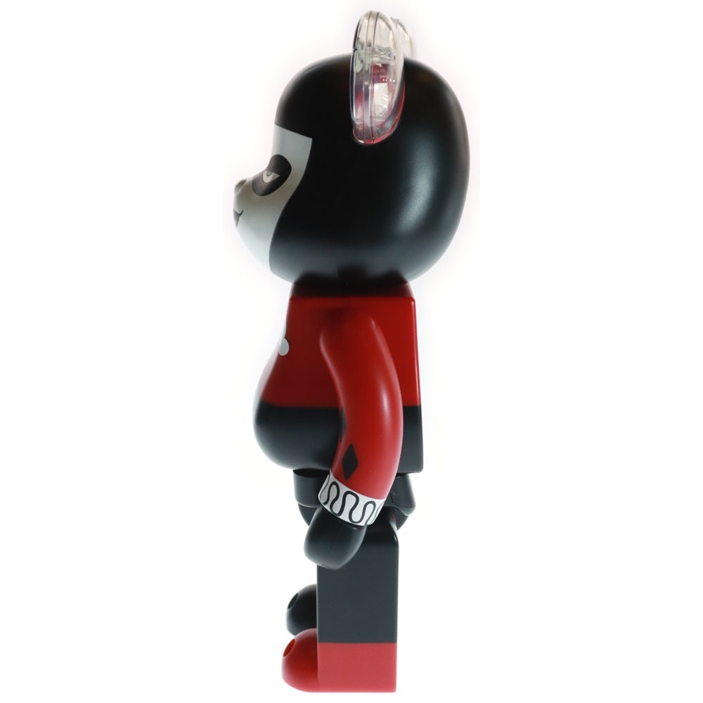 MEDICOM TOY(メディコムトイ) BE@RBRICK HARLEY QUINN BATMAN Animated Ver 400% ベアブリック ハーレイ クイン バットマン アニメ シリーズ フィギュア人形 レッド/ブラック