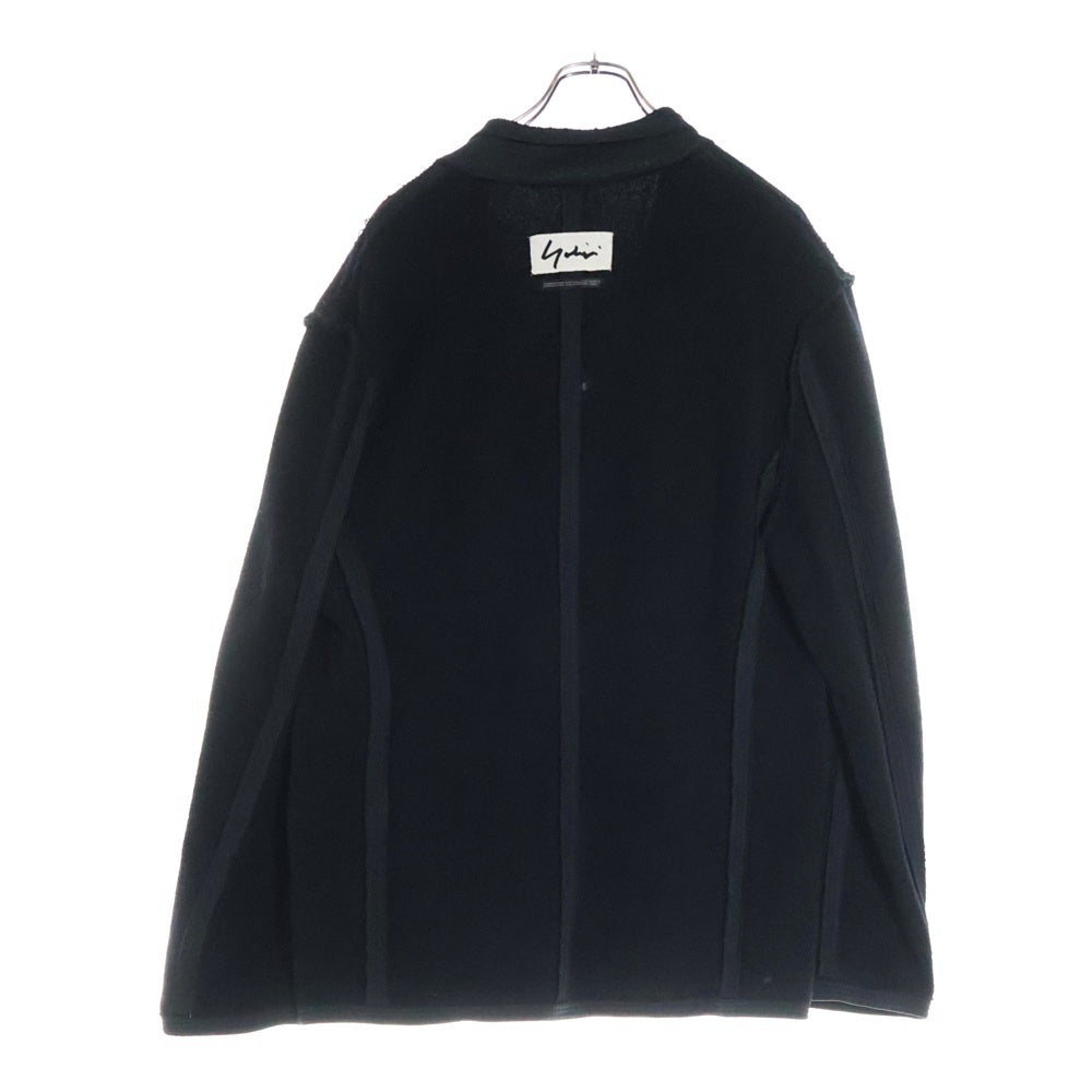 Yohji Yamamoto POUR HOMME(ヨウジヤマモト プールオム) 95SS カットオフ リバーシブル ウール ジャケット ブラック HB-J67-600