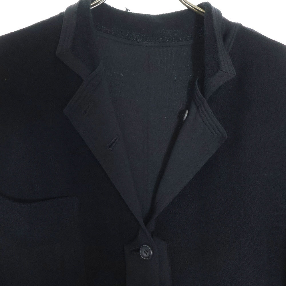 Yohji Yamamoto POUR HOMME(ヨウジヤマモト プールオム) 95SS カットオフ リバーシブル ウール ジャケット ブラック HB-J67-600