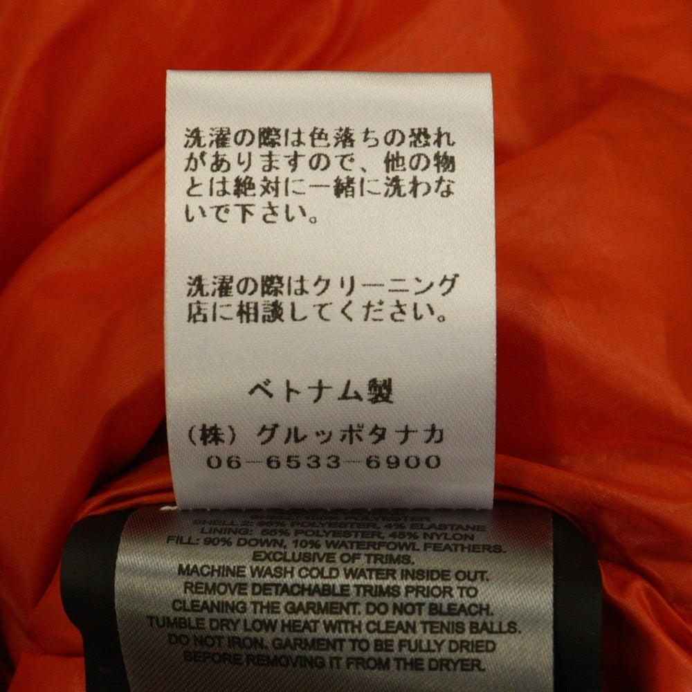 MOOSE KNUCKLES(ムースナックルズ) サイドロゴ ジップアップ フーディ ダウンジャケット ブラック 21IU-M31MJ153