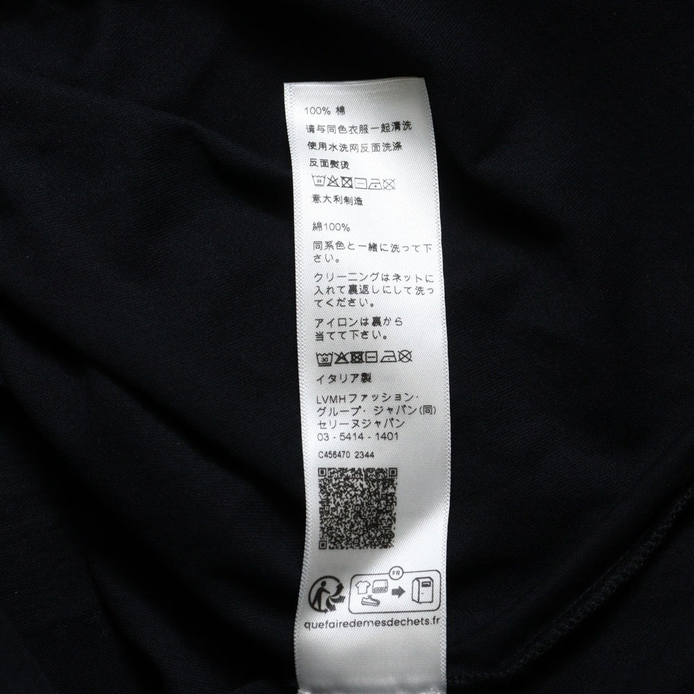CELINE(セリーヌ) Logo Rhinestone Tee ロゴ ラインストーン 半袖Tシャツ ブラック 2X15M671Q