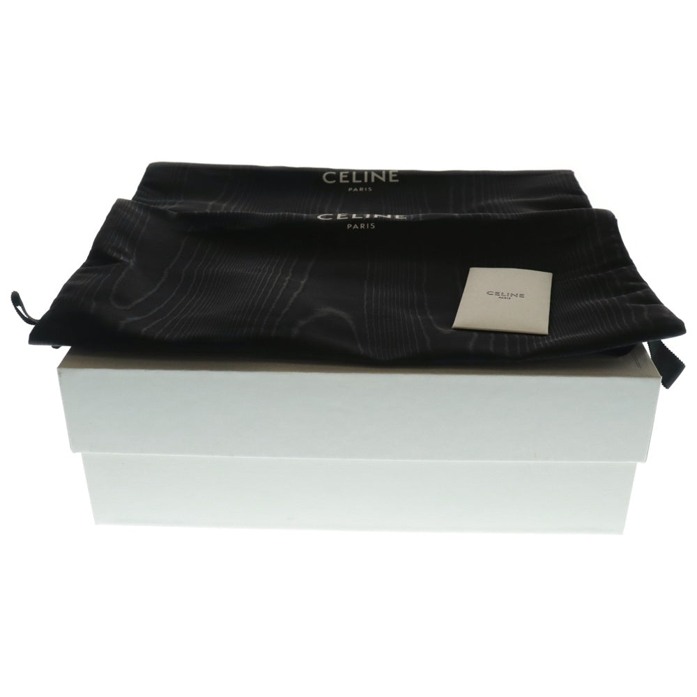 CELINE(セリーヌ) MOON ハーネス サイドジップ ベルト付き チェルシー レザーブーツ ブラック BE 0252
