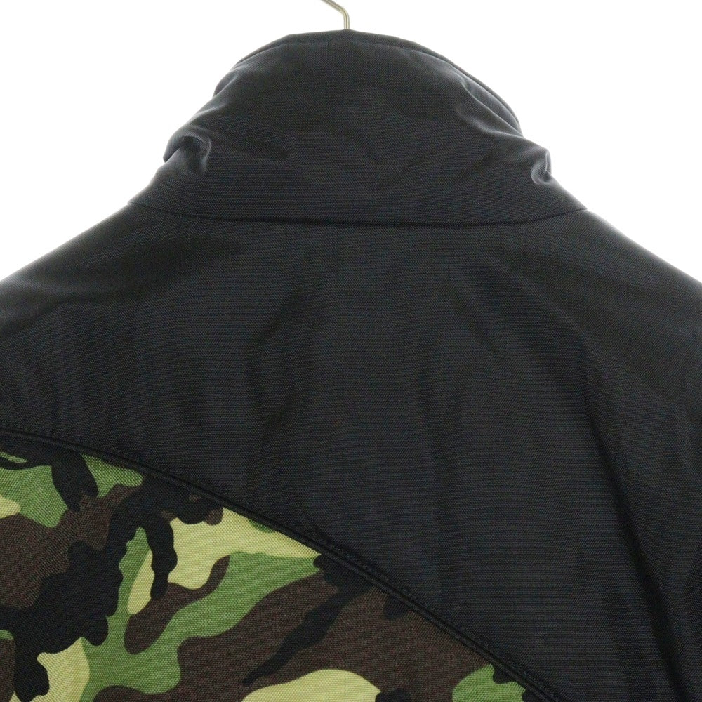 CELINE(セリーヌ) 21AW ルーズチェッカーボード ボンバーブルゾンジャケット ブラック/ホワイト/カーキ 2W403455O