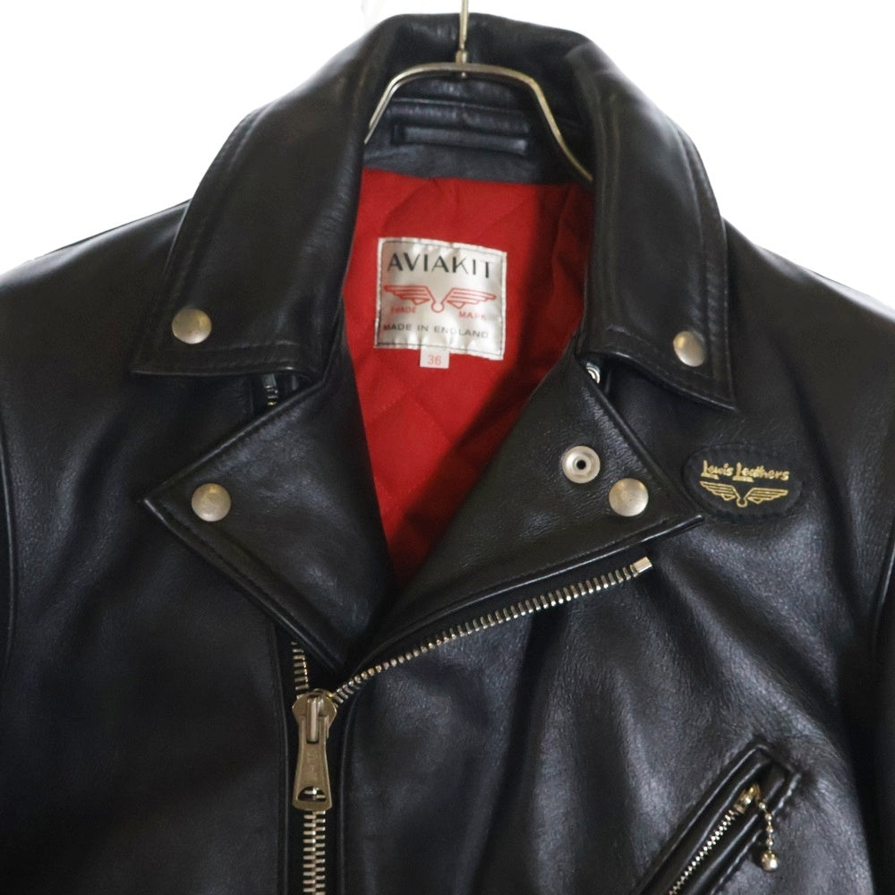 Lewis Leathers(ルイスレザー) 441T CYCLONE TIGHT FIT サイクロン タイトフィット カウハイド ダブルライダース レザージャケット ブラック