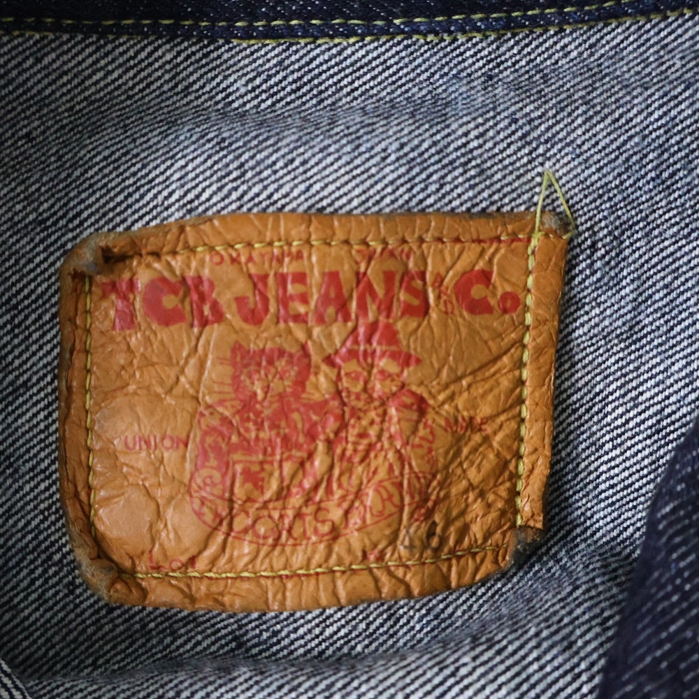 TCB JEANS(ティーシービー ジーンズ) S40 対戦モデル 1st デニム トラッカージャケット インディゴ