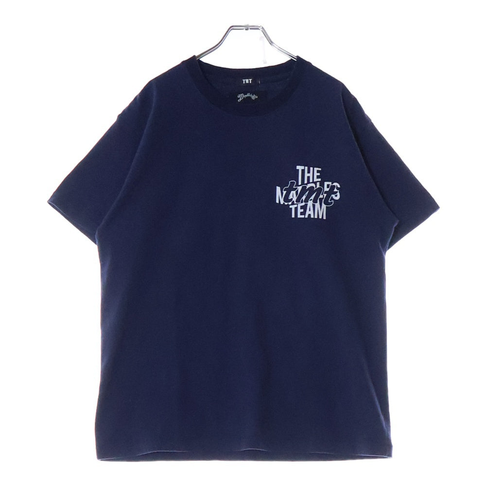 T.M.T(ティーエムティー) 23SS ×MARBLES S/S T-SHIRTS マーブルズ クルーネック 半袖 Tシャツ カットソー ネイビー TCS-S23MB05