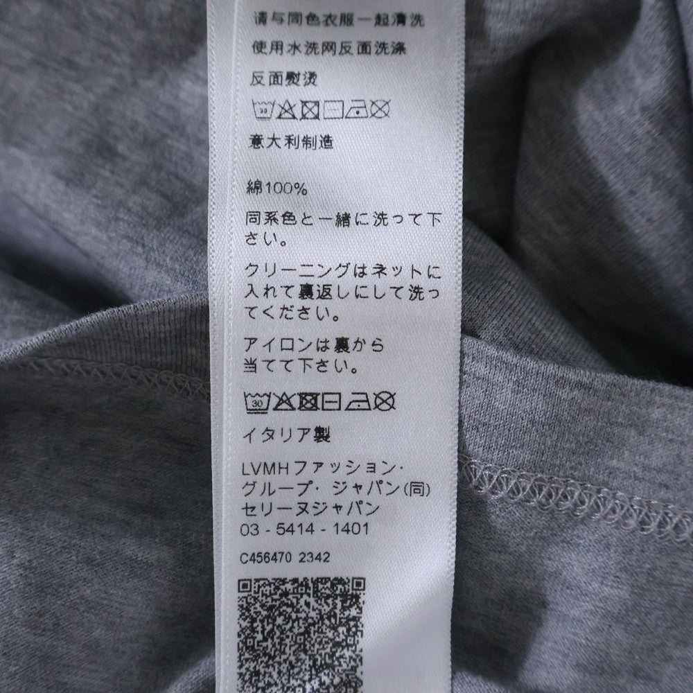 CELINE(セリーヌ) 25SS ルーズフィット トリオンフ 刺繍 クルーネック 半袖 Tシャツ カットソー グレー 2X04I671Q.09MO