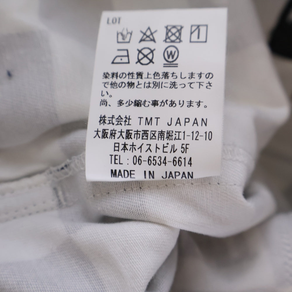 T.M.T(ティーエムティー) 23SS ×MARBLES CHECKER SHORTS TSP-S マーブルズ チェッカー ショーツ ショート ハーフパンツ ブラック/ホワイト TSP-S23MB01