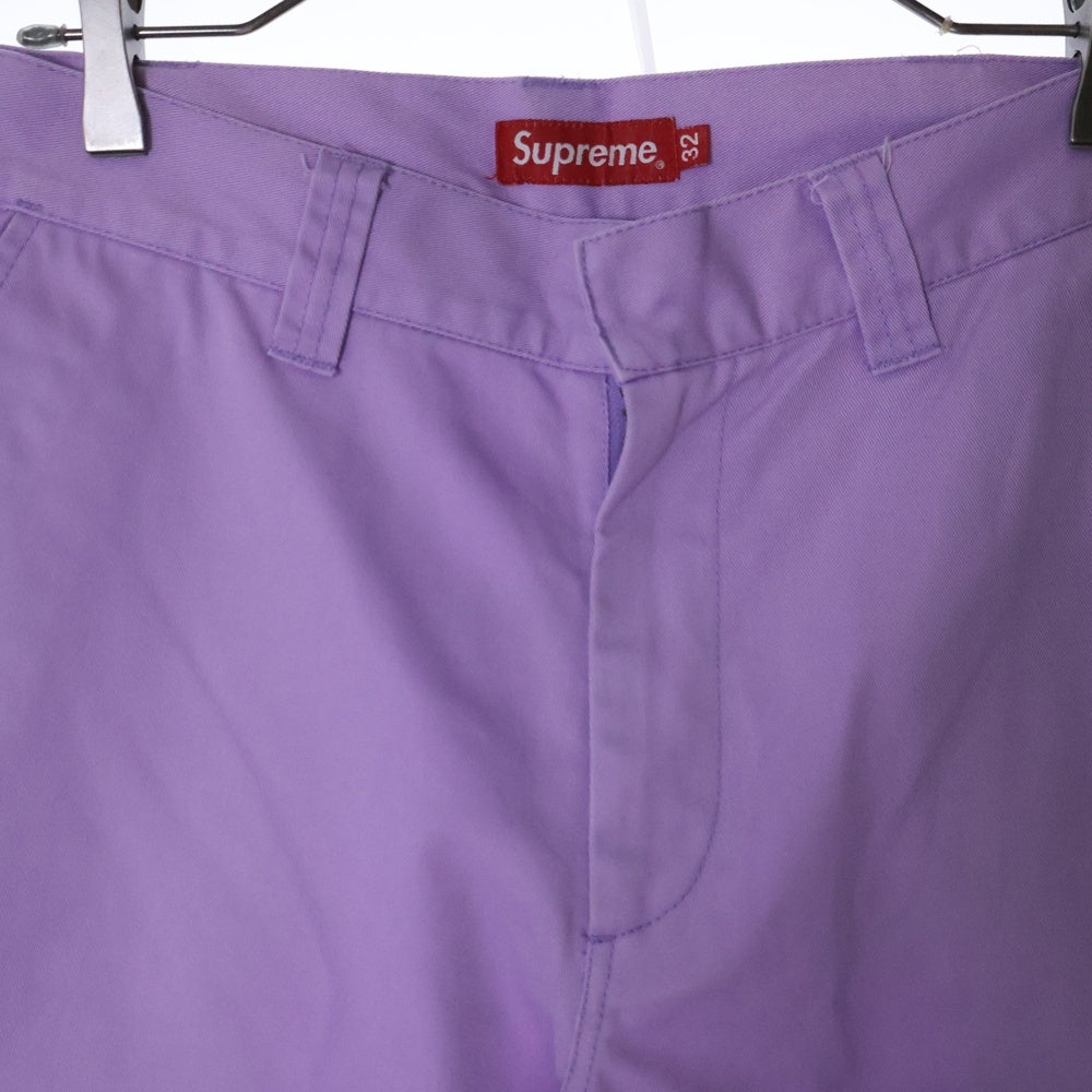 SUPREME(シュプリーム) 21SS Work Short ワーク ショーツ ショート ハーフパンツ パープル