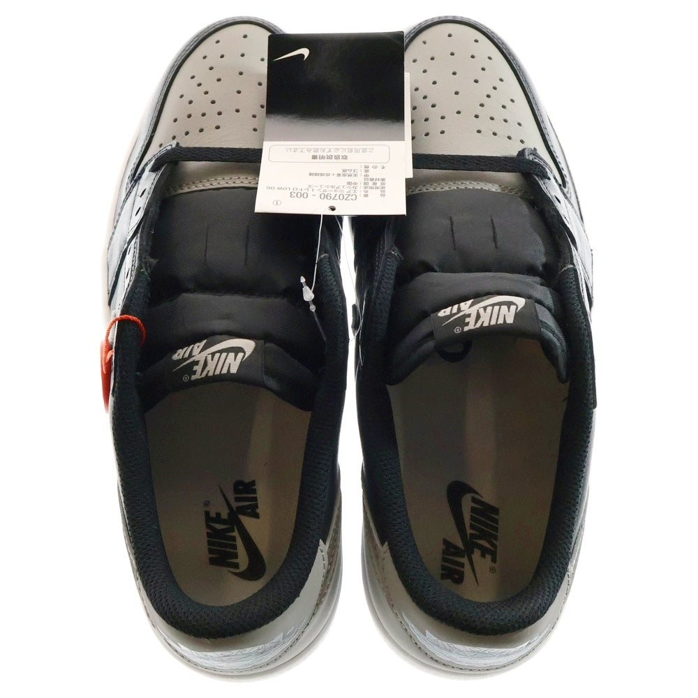 NIKE(ナイキ) AIR JORDAN 1 RETRO LOW OG SHADOW エアジョーダン1シャドウ ローカットスニーカー ブラック/グレー US9/27.0cm CZ0790-003