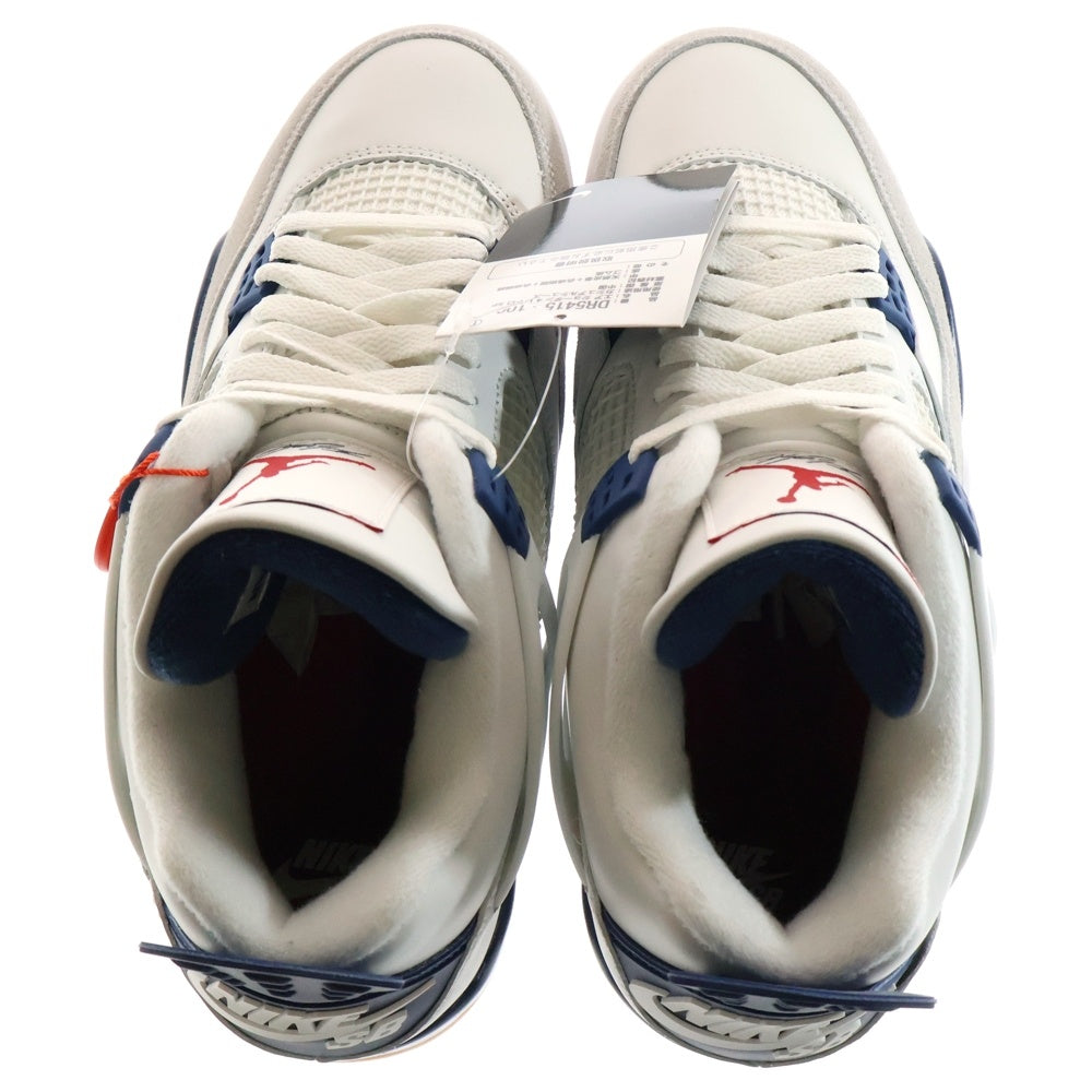 NIKE SB(ナイキエスビー) AIR JORDAN 4 RETRO SP エアジョーダン 4 レトロ ハイカットスニーカー ホワイト/ネイビー US9/27cm DR5415-100
