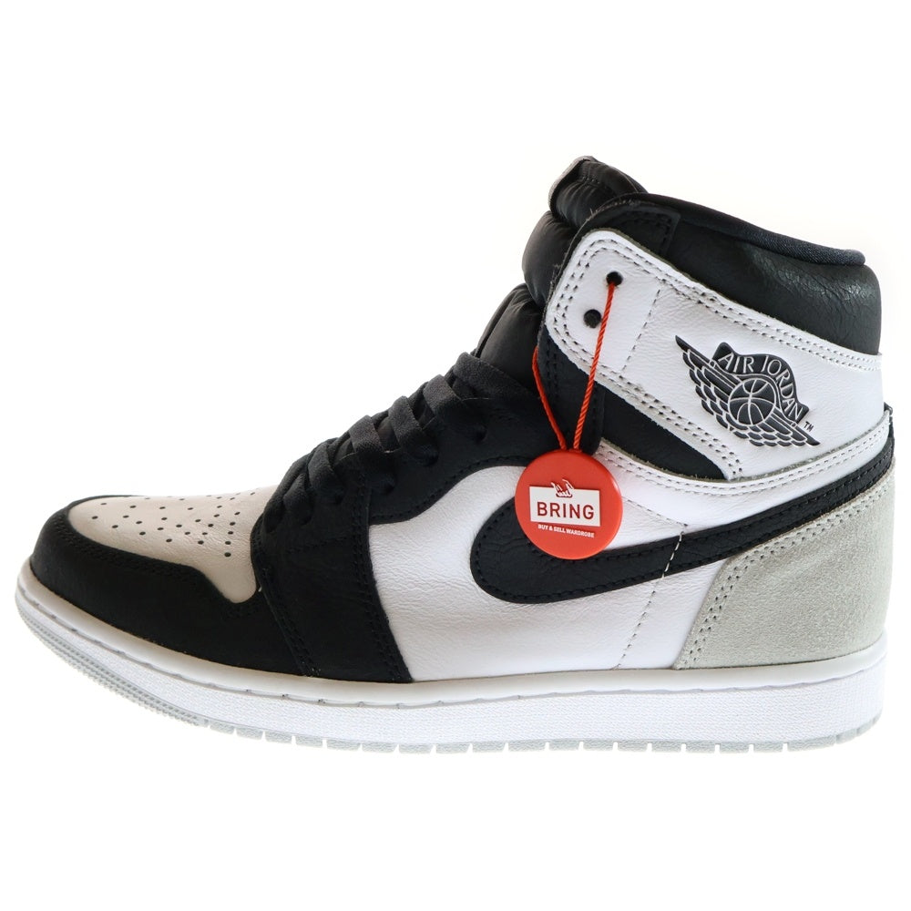 NIKE(ナイキ) AIR JORDAN 1 HIGH OG BLEACHED CORAL エアジョーダン 1 ブリーチドコーラル ハイカットスニーカー グレー US9/27cm 555088-108