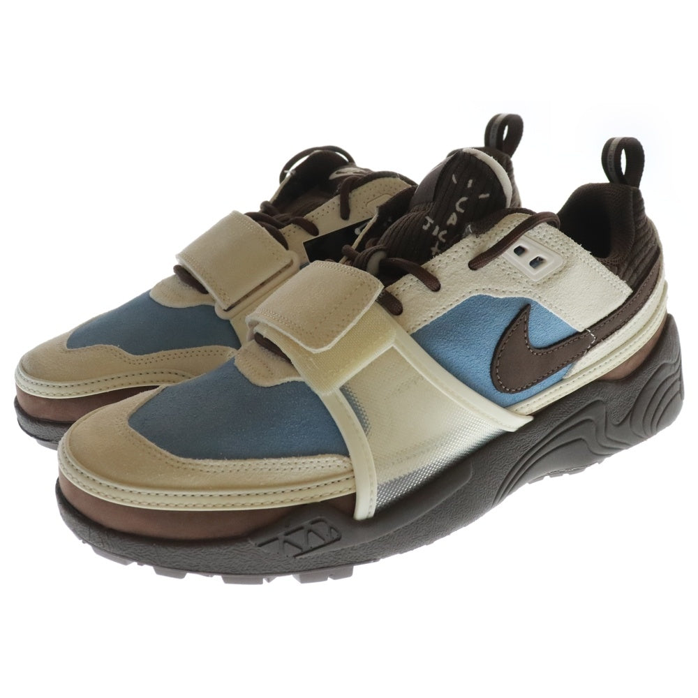 NIKE(ナイキ) ×TRAVIS SCOTT ZOOM FIELD JAXX トラヴィススコット ズーム フィールド ジャックス ローカットスニーカー ブラウン/ブルー US9/27.0cm HQ3072-400