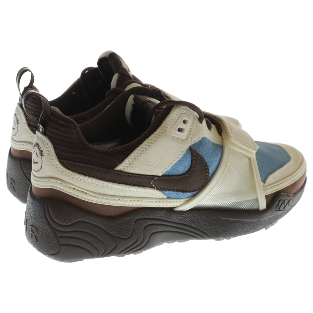 NIKE(ナイキ) ×TRAVIS SCOTT ZOOM FIELD JAXX トラヴィススコット ズーム フィールド ジャックス ローカットスニーカー ブラウン/ブルー US9/27.0cm HQ3072-400