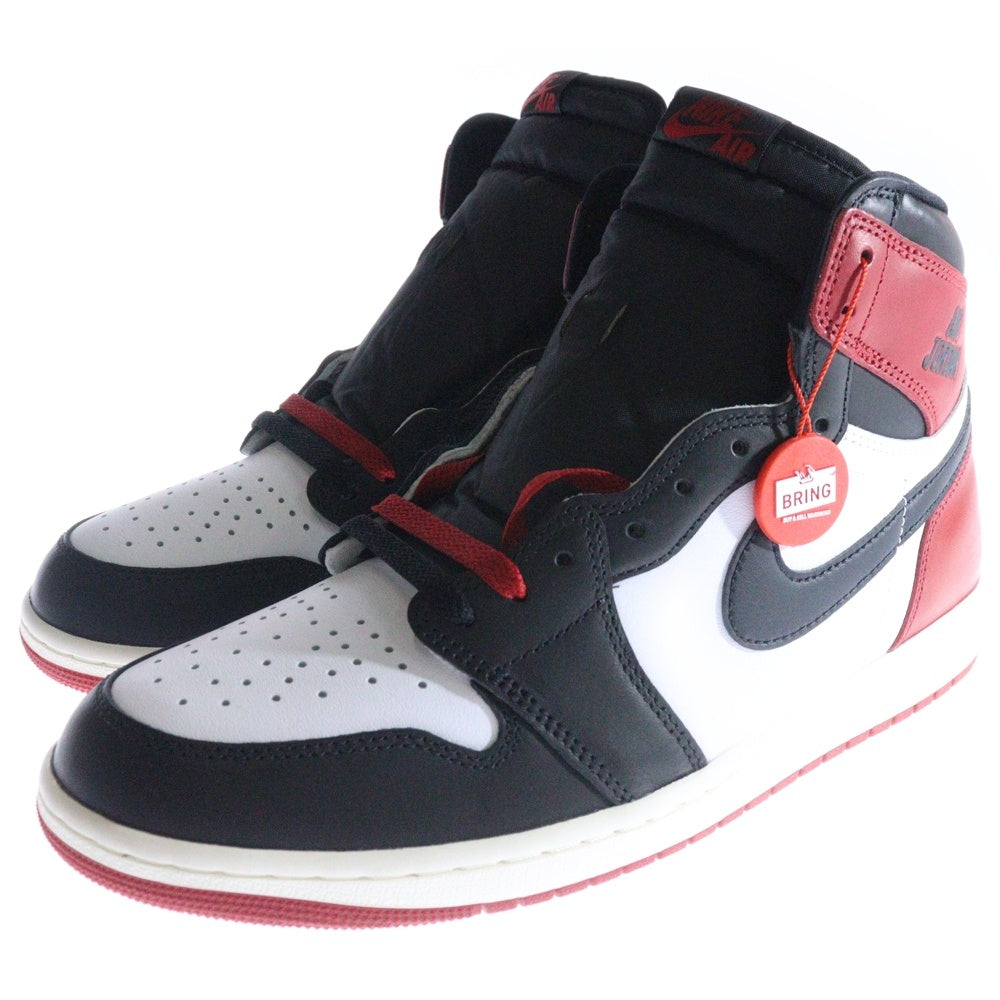 NIKE(ナイキ) AIR JORDAN 1 RETRO HIGH OG BLACK TOE REIMAGINED エア ジョーダン 1 ブラック トゥ リイマジンド つま黒 ハイカットスニーカー US11/29cm DZ5485-106