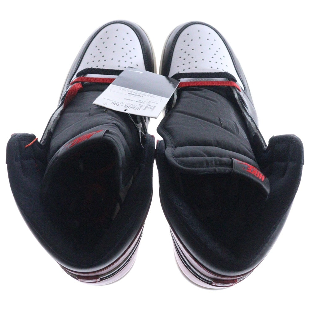 NIKE(ナイキ) AIR JORDAN 1 RETRO HIGH OG BLACK TOE REIMAGINED エア ジョーダン 1 ブラック トゥ リイマジンド つま黒 ハイカットスニーカー US11/29cm DZ5485-106