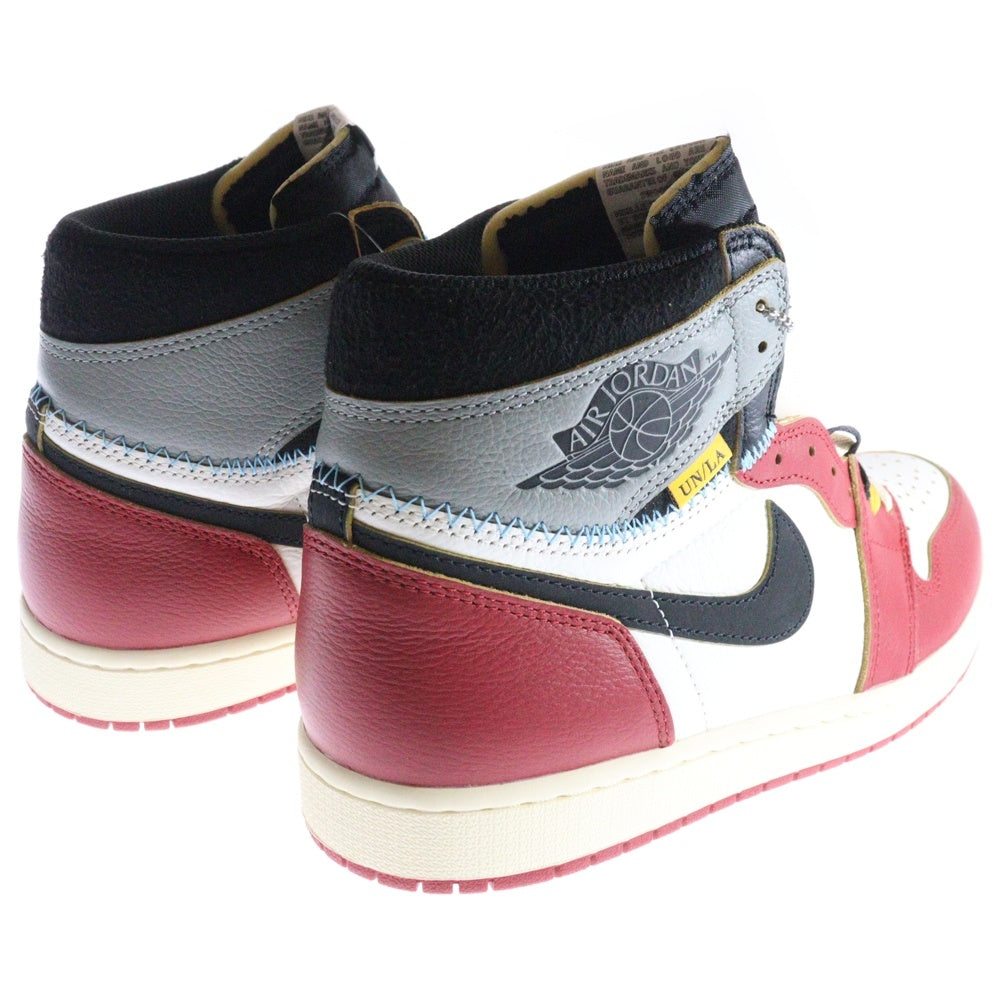 NIKE(ナイキ) ×UNION ユニオン AIR JORDAN 1 RETRO HIGH OG Chicago エアジョーダン1 ハイカットスニーカー シカゴ レッド/ホワイト US10.5/28.5cm HV8563-600