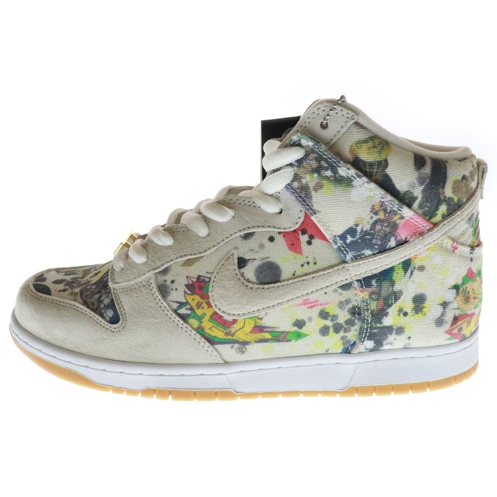 NIKE SB(ナイキエスビー) ×SUPREME DUNK HIGH RAMMELLZEE シュプリーム ダンク ラメルジー ハイカットスニーカー ホワイト US11/29cm FD8779-100