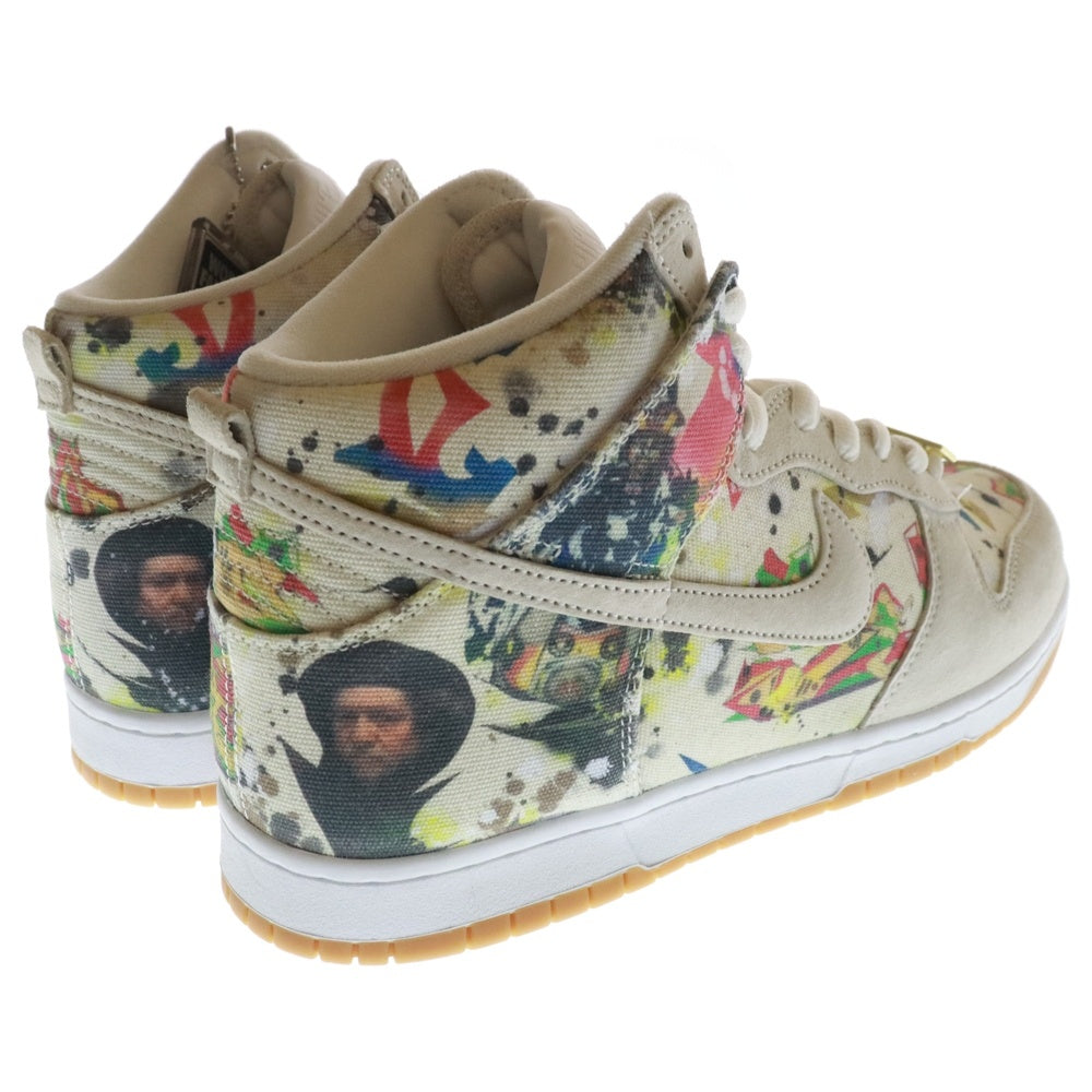 NIKE SB(ナイキエスビー) ×SUPREME DUNK HIGH RAMMELLZEE シュプリーム ダンク ラメルジー ハイカットスニーカー ホワイト US11/29cm FD8779-100