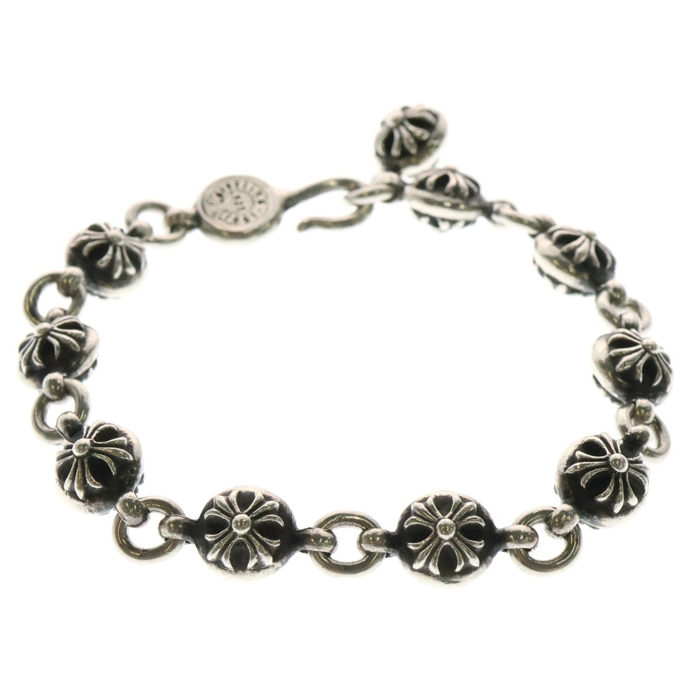 CHROME HEARTS(クロムハーツ) NO2 BALL #2クロスボールブレスレット シルバー BCA176