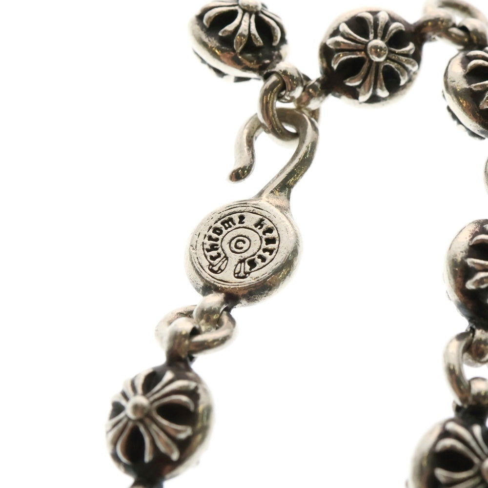 CHROME HEARTS(クロムハーツ) NO2 BALL #2クロスボールブレスレット シルバー BCA176