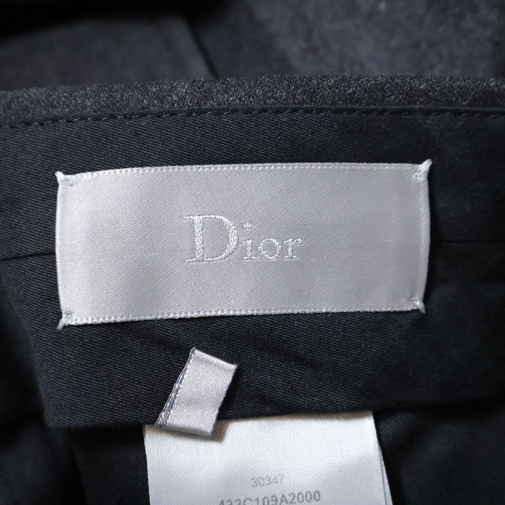 DIOR(ディオール) ウール カーゴ スラックス ロングパンツ グレー 433C109A2000