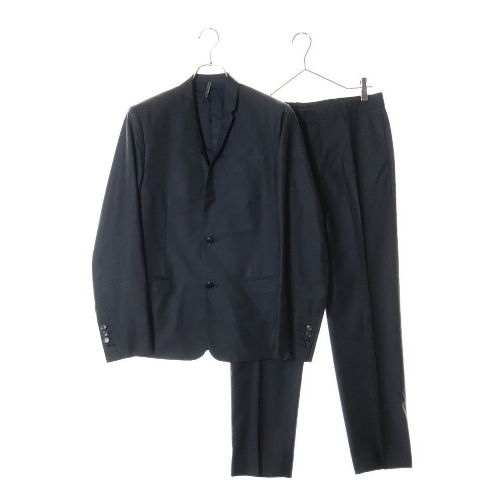 DIOR(ディオール) ウールシルク混 2B セットアップスーツ ジャケット パンツ ブラック 233C762A3113