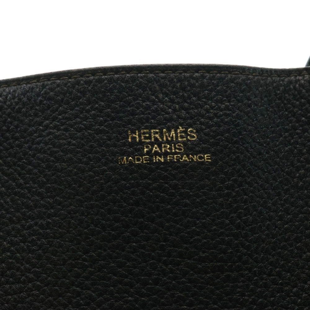 HERMES(エルメス) ドゥブルセンス45 トリヨンクレマンス リバーシブル トートバッグ ブラック