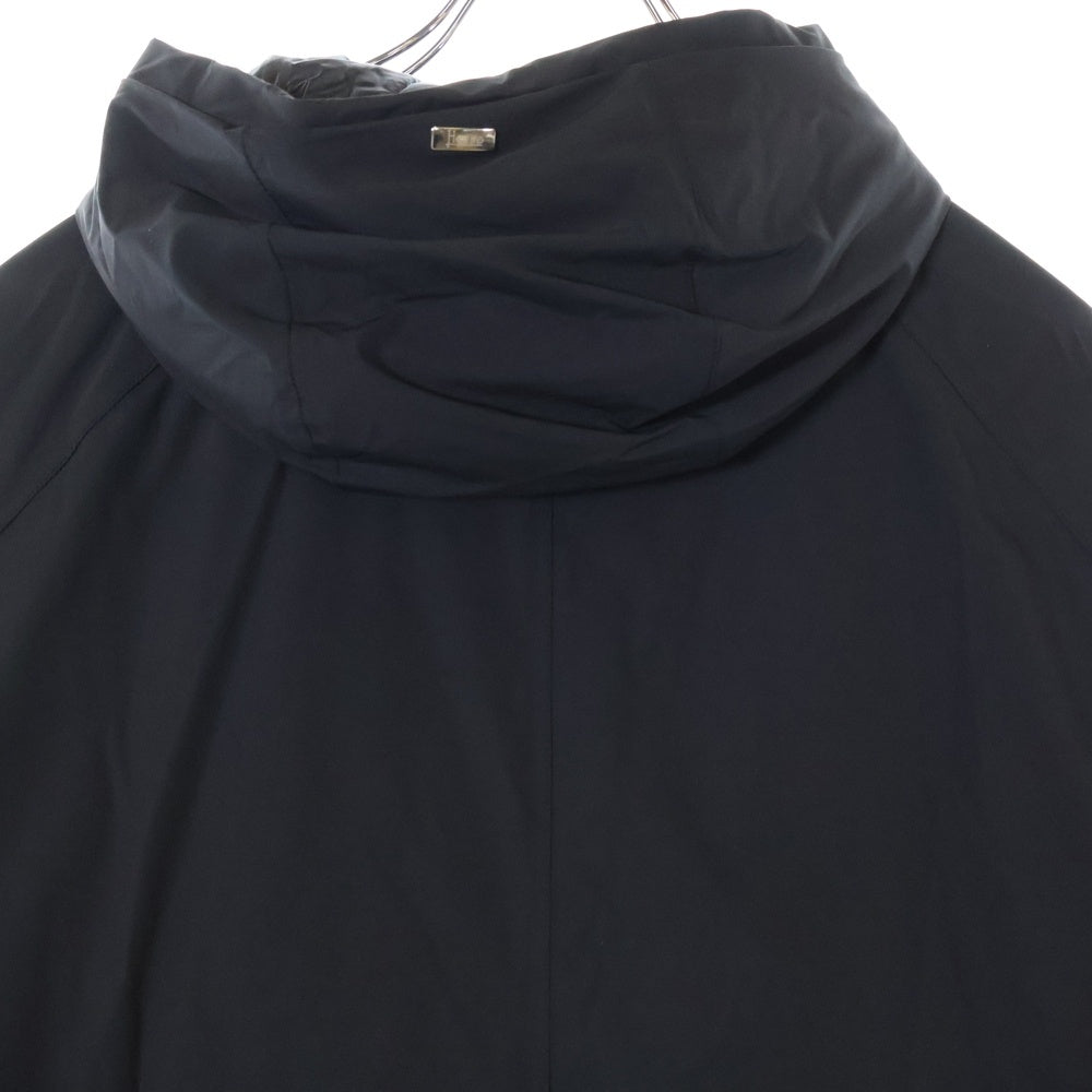 HERNO(ヘルノ) 22AW RESORT TRAVEL PACK リゾートトラベルパック パッカブル ジップアップ中綿ジャケット ブラック GC00046DR-12387S-9300