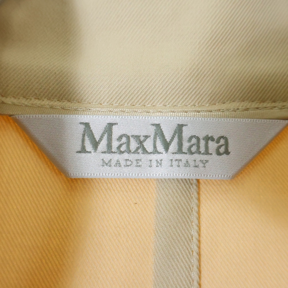 MaxMara(マックスマーラ) ネックストラップ ポンチョケープ フリルトレンチコート ベージュ 473105166