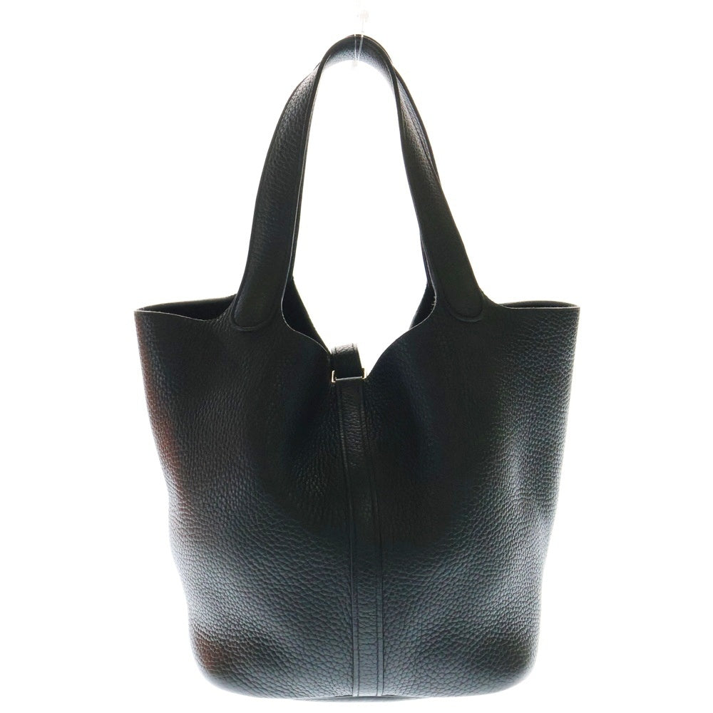 HERMES(エルメス) ピコタン MM トリヨンクレマンス C刻印 ゴールド金具 ハンドバッグ ブラック